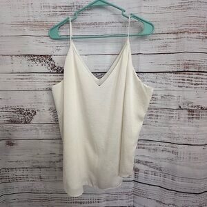 Ivory Express Downtown Cami Blouse. Size XL.